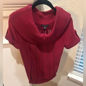 Banana Republic Rich Red Cowl Neck Sweater size S
